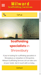 Mobile Screenshot of milwardscaffolding-shrewsbury.co.uk